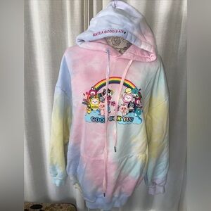 TikTok Irene Is Good Rainbow Collage Tie Dye Hoodie The Memes Size Medium